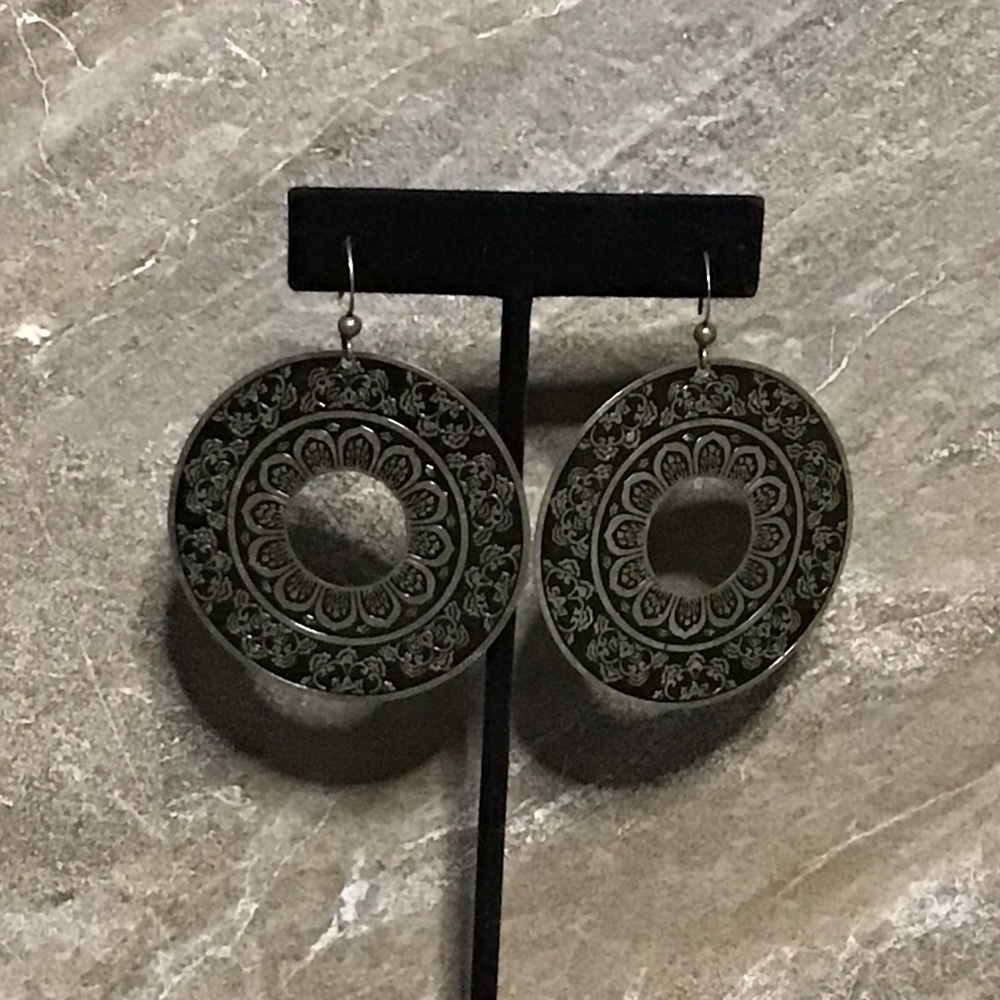 Disk Earrings - image 1